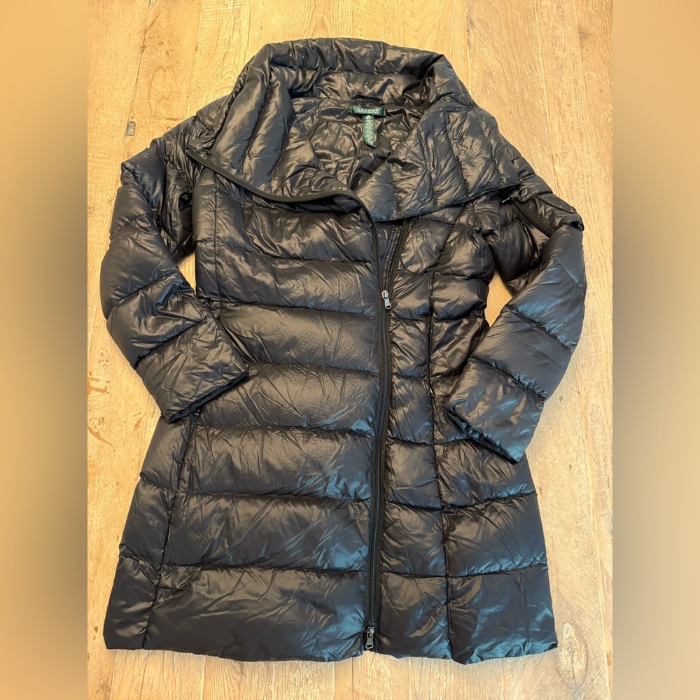 Ralph Lauren Quilted Black Puffer Coat